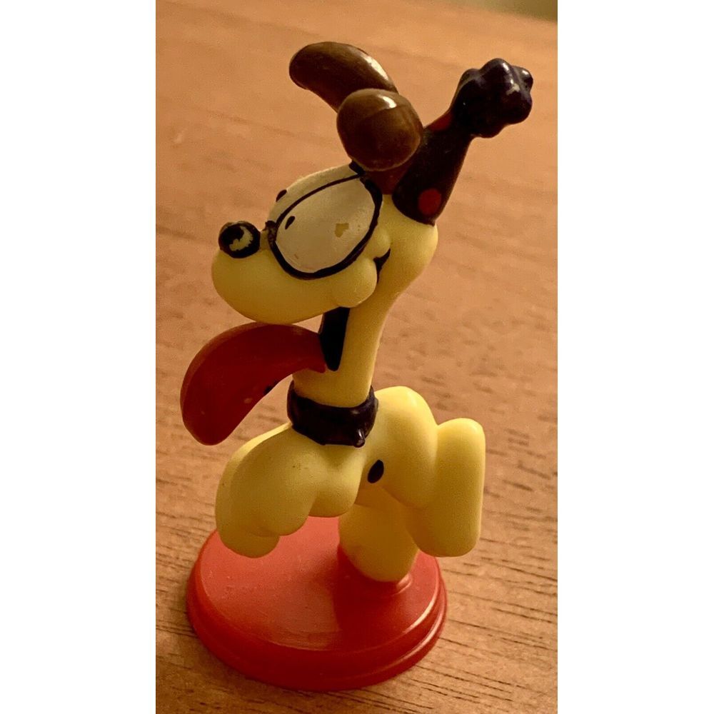 Vintage Garfield‎ Odie Plastic Figure/ Cake Topper 2"